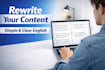 rewrite and paraphrase your content in clear english