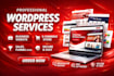 build modern wordpress website ecommerce store and business site