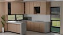 do interior design for kitchen plus shopping list
