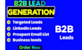 do b2b targeted lead generation, business leads and prospect email list