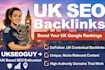 do high quality UK SEO backlinks and manually link building