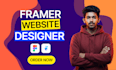 design, redesign or convert figma to framer website