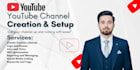 create and setup youtube channel