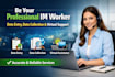 be your professional im worker data entry data collection and visual support