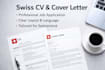 create a professional swiss CV for office and banking jobs