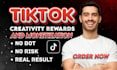 grow and monetize your tiktok with creativity program and organic growth