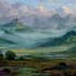 digitally paint fantasy landscape