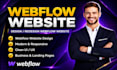 design, redesign or develop premium, responsive webflow website or landing page
