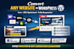 convert webflow, wix, squarespace to wordpress, migrate shopify to wordpress