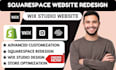 build squarespace website squarespace redesign fix wix studio square online seo