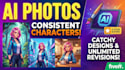create consistent ai images for books or brands etc