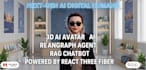 build a 3d ai avatar agent with voice and rag using langgraph