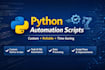 create an automated python script