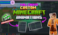 create minecraft short animations
