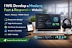 develop a modern, fast, responsive and SEO friendly website