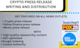 do crypto distribution and crypto press writing