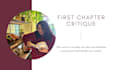 provide first chapter critique for your book