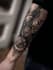 custom an abstract black tattoo design