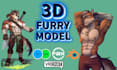 do vrchat avatar furry avatar 3d models vr charactar 3d rigging a