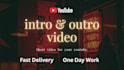 podcast and yt channel intro outro video