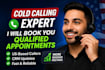 get you qualified appointments through b2b cold calling