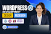 build wordpress website development, design redesign, clone, customize wordpress