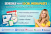 schedule post via contentstudio post studio planable loomly content360 metricool