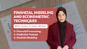 do financial modeling and econometric analysis