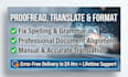 proofread, translate, check spelling, format, and align your document