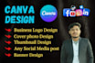 expert canva graphic designer for high quality assets