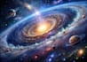 create detailed galaxy and deep space concept art