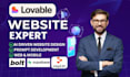 fix lovable, lovable ai website, lovable dev, lovable saas mvp to your style