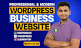 build a wordpress business website design or website redesign in 24 hours
