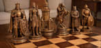 make 3d printable viking chess set,3d chess set figurine,3d custom miniature set