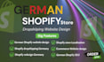 do SEO optimized german shopify store, design germany shopify dropshipping
