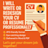 write or redesign your CV or resume professionally