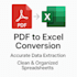 pdf to excel conversion