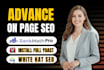 install full rank math or yoast seo plugin for wordpress on page optimization