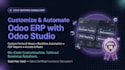 customize and automate odoo erp with odoo studio