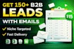 targeted b2b lead generation and email list building