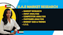 do a comprehensive market research, competitor analysis in uae