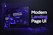 design a modern landing page UI