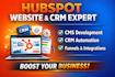 build, customize and integrate hubspot website, cms and CRM