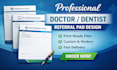 design medical referral pad a4 a5 with editable source