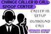 setup caller id outbound call did number sip trunk 3cx