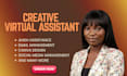 creative virtual assistant for admin support social media support canva design