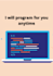 program in python, html, css