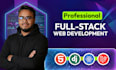 do custom full stack web development with django php laravel react
