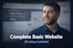 create a complete basic website
