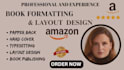 do paperback,hardcover and ebook formattting using indesign